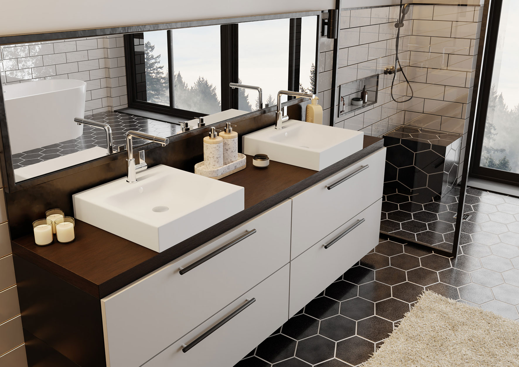 Fly Tezgah Üstü Lavabo