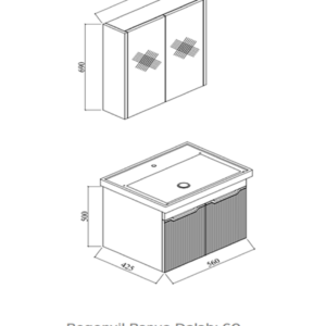 Begonvil Banyo Dolabı