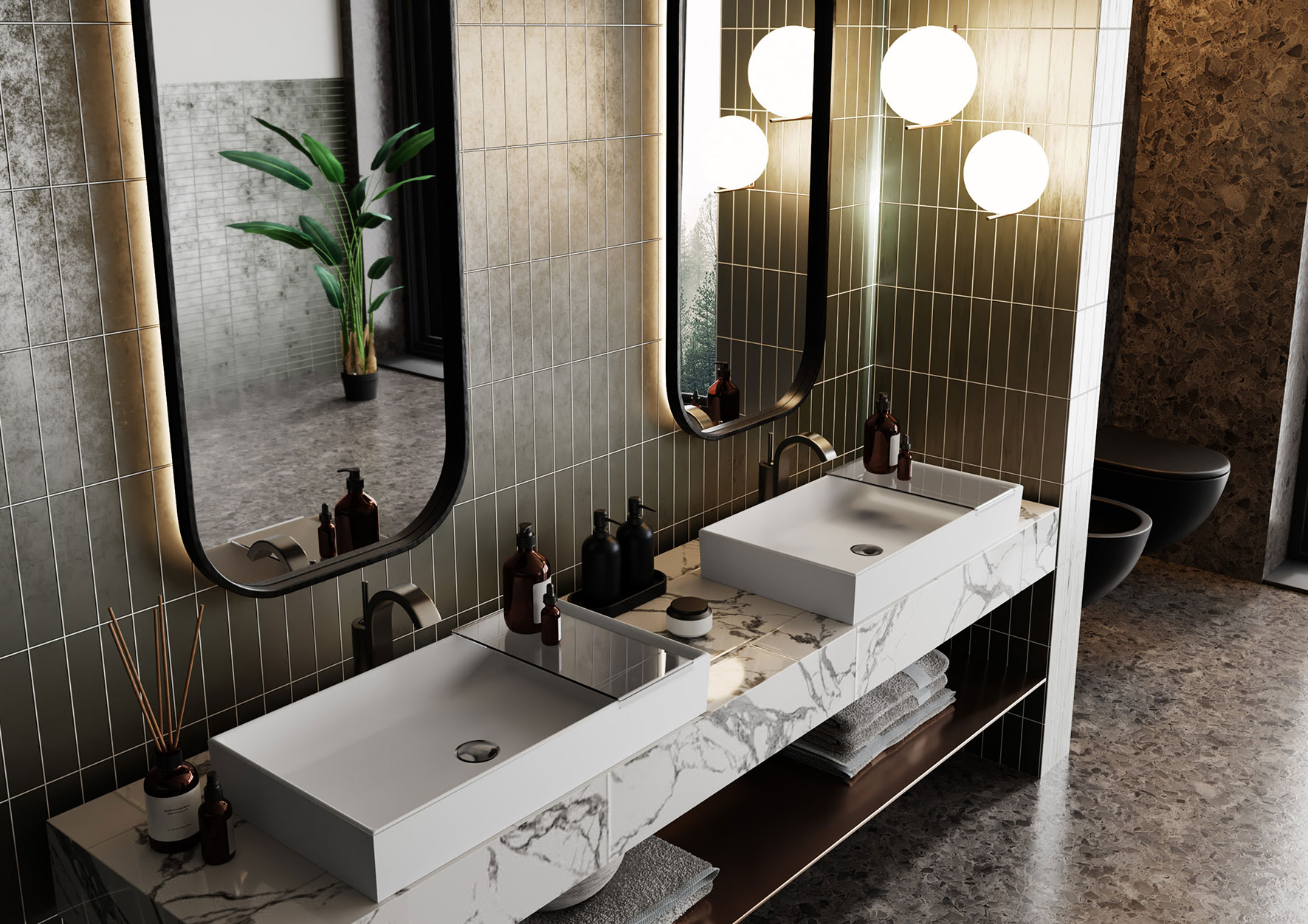 Ocean Tezgah Üstü Lavabo