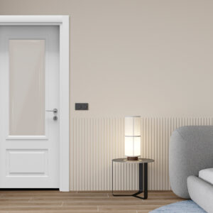 Style Lake Beyaz Camlı Kapı