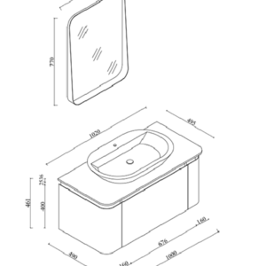 Moon Banyo Dolabı 2