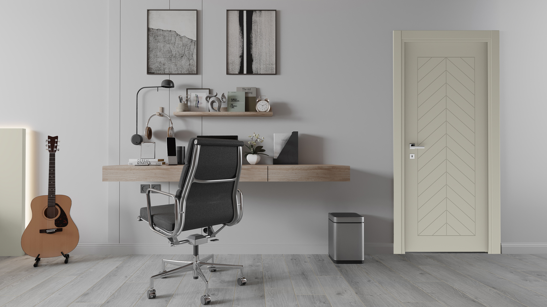 Fıshbone Soft Bej Kapı