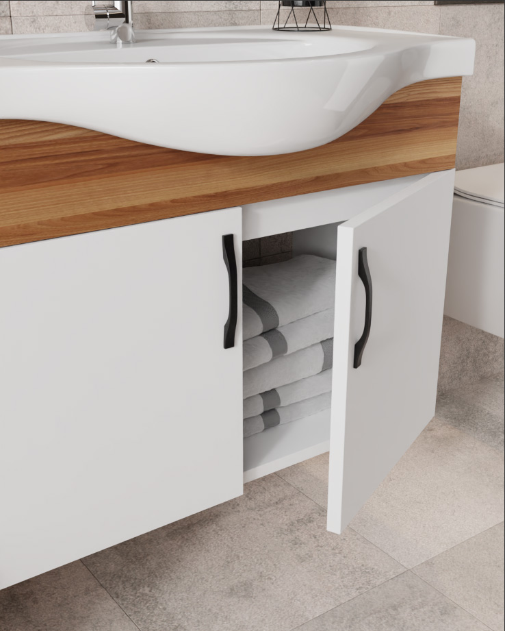 Mercan Banyo Dolabı