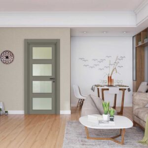 Vda-05 Haki Gri Camlı Kapı