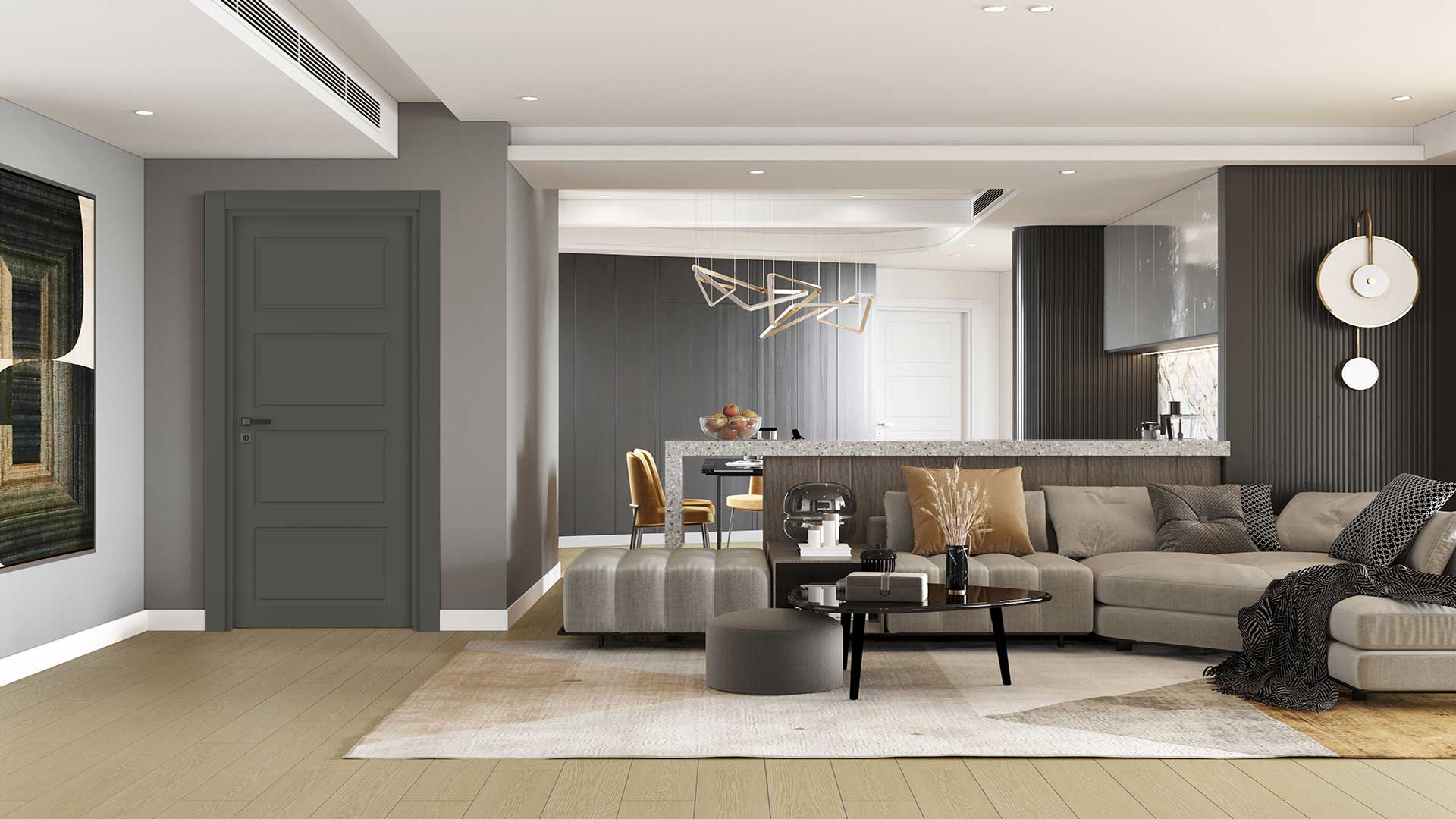 Vda-05 Modern Antrasit Kapı