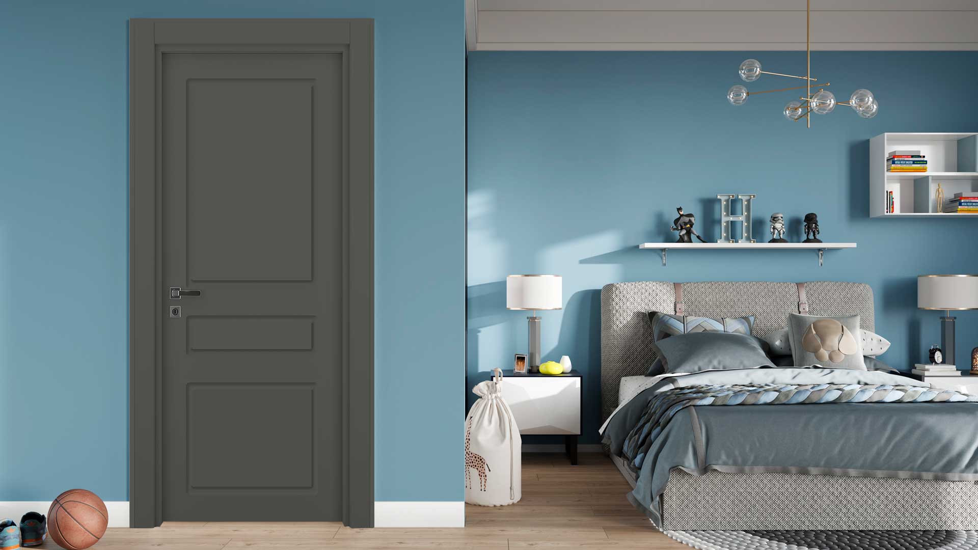 Vda-06 Modern Antrasit Kapı