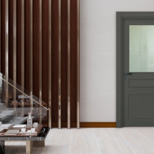 Vda-06 Modern Antrasit Camlı Kapı