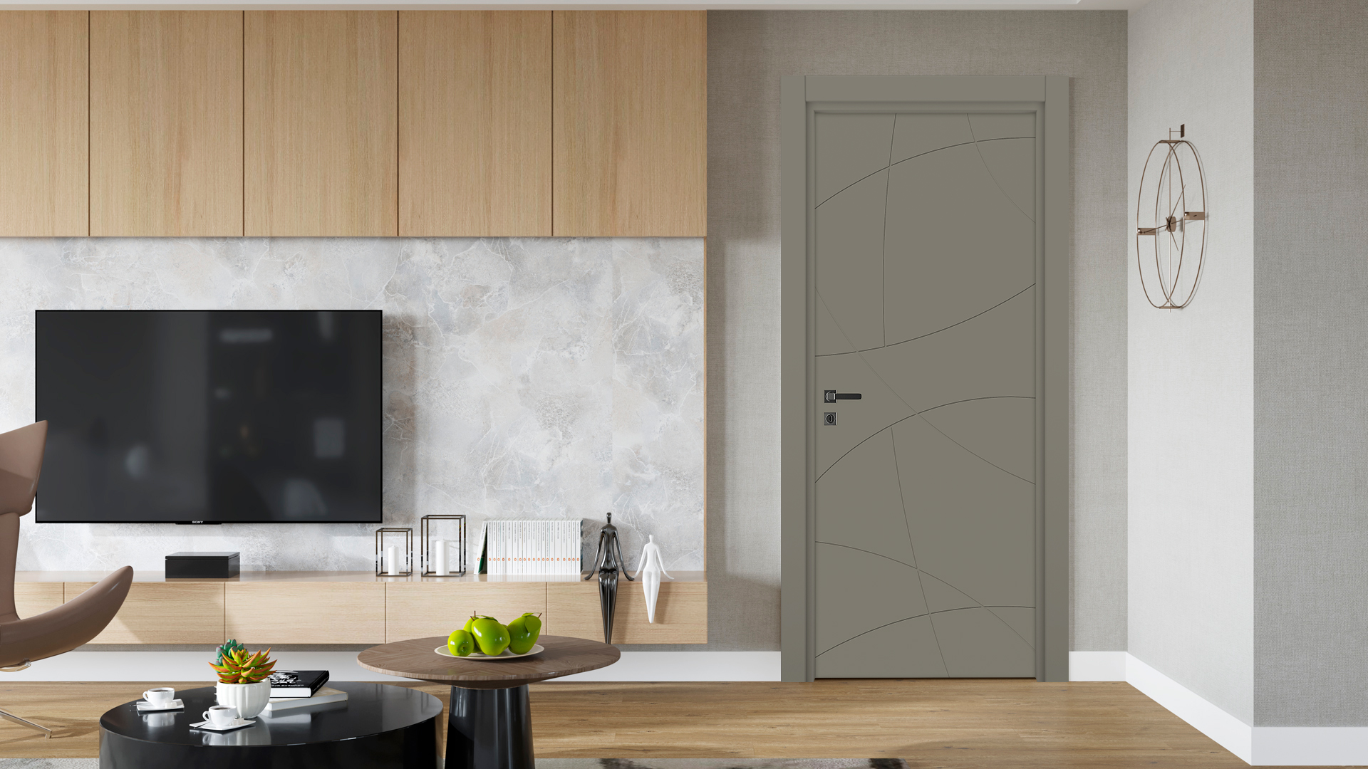 Vda-100 Haki Gri Kapı