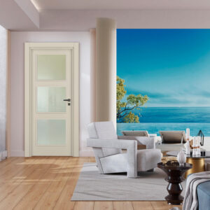 Vda-10 Soft Bej Camlı Kapı