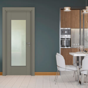 Vda-50 Haki Gri Camlı Kapı