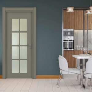 Vda-50 Haki Gri G Camlı Kapı