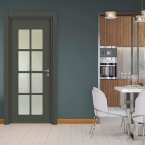 Vda-50 Modern Antrasit G Camlı Kapı