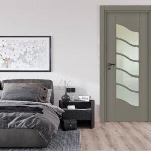 Vda-60 Haki Gri Camlı Kapı