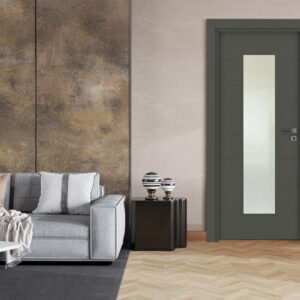 Vda-70 Modern Antrasit Camlı Kapı