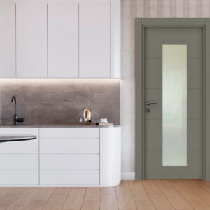 Vda-80 Haki Gri Camlı Kapı