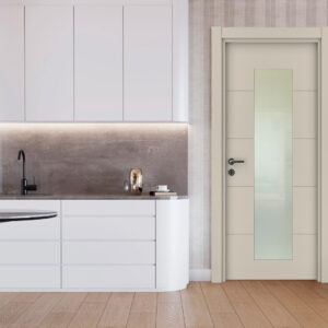 Vda-80 Soft Bej Camlı Kapı