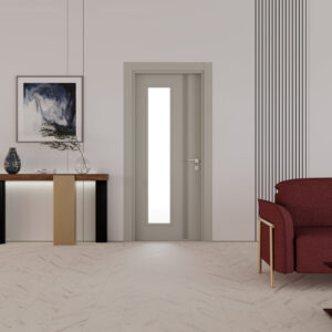 Soho Naturel Gri Camlı Kapı