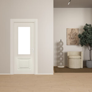 Sole Doğal Bej Camlı Kapı