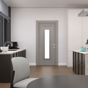 Supra Naturel Gri Camlı Kapı