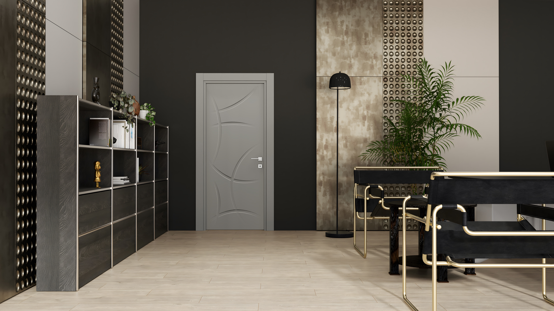 Vivo Naturel Gri Kapı