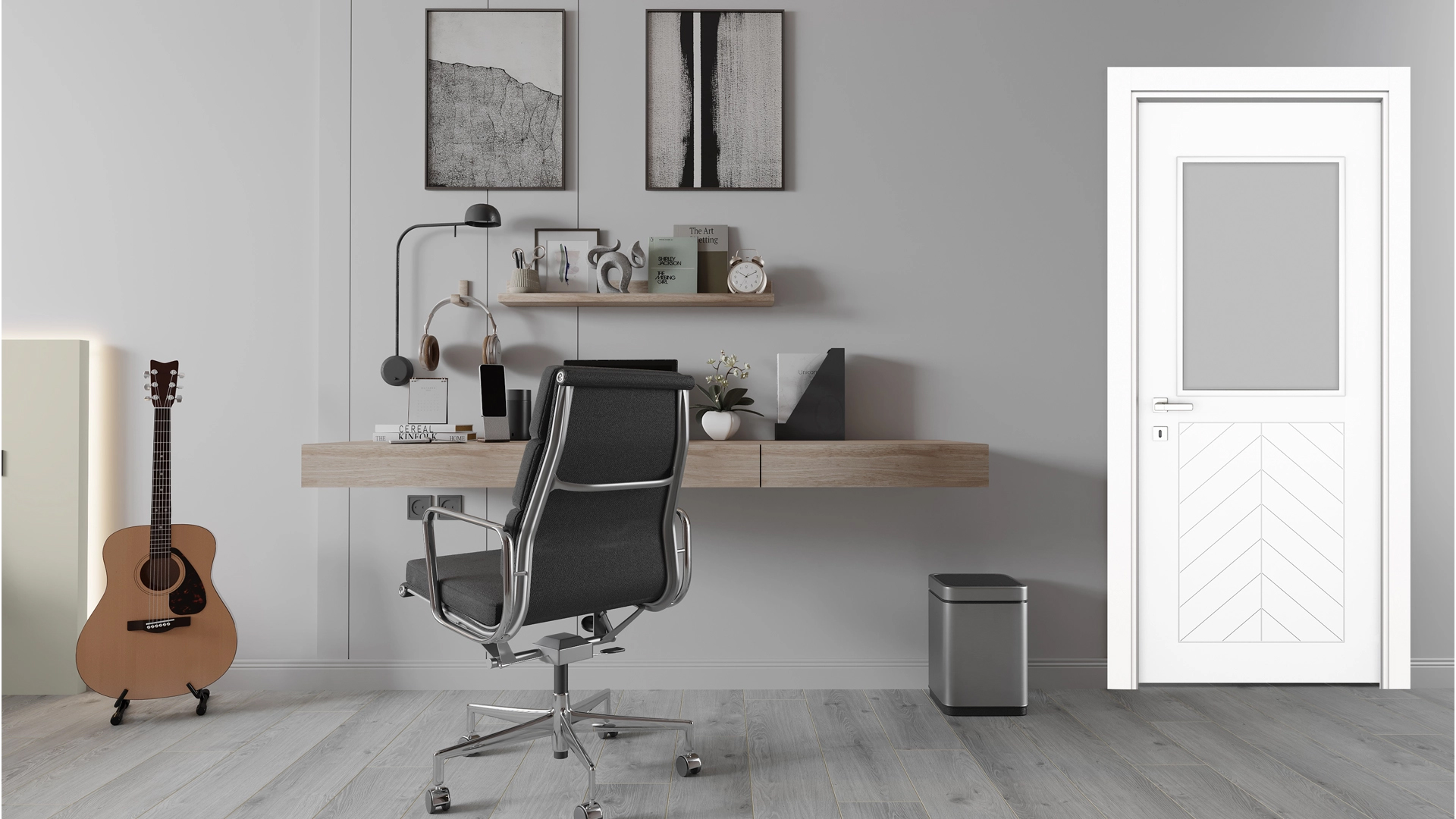 Fıshbone Lake Beyaz Camlı1 Kapı