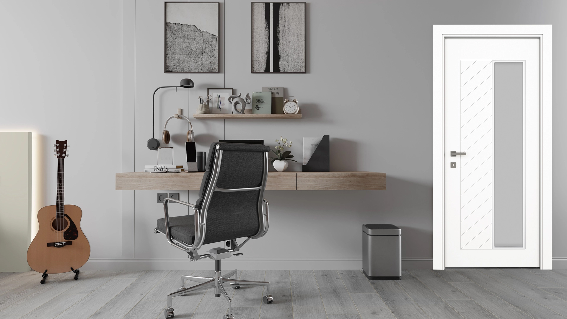 Fıshbone Lake Beyaz Camlı2 Kapı