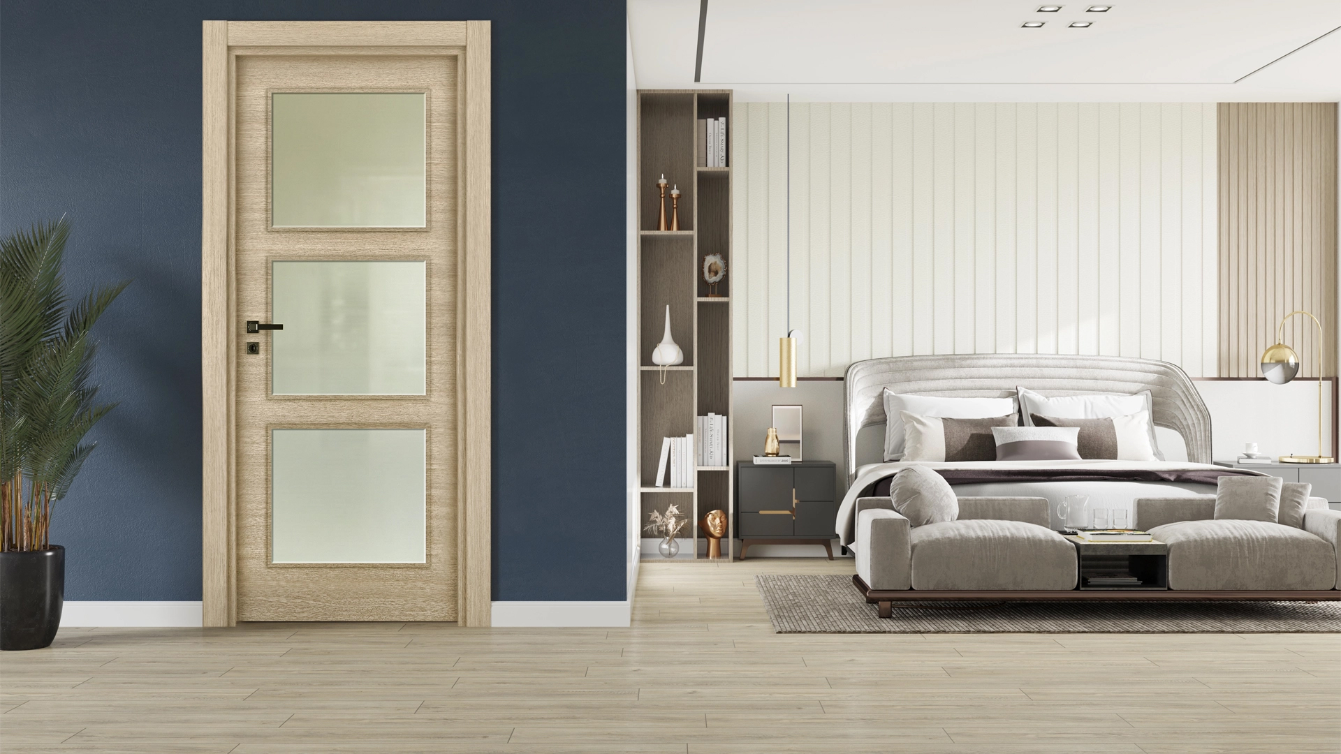 Akça Meşe 10 Camlı Kapı