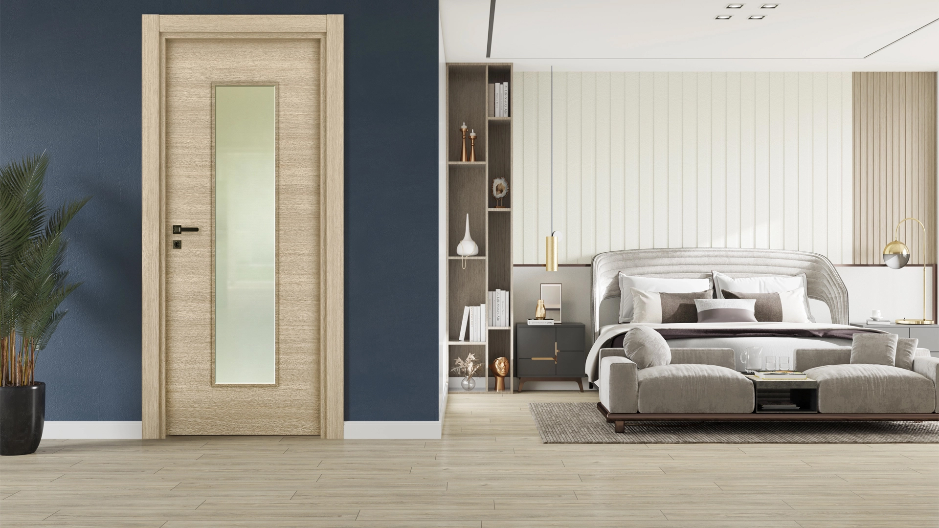 Akça Meşe 70 Camlı Kapı