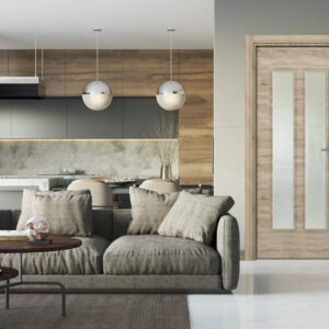 Gri Sonoma 21 Camlı Kapı