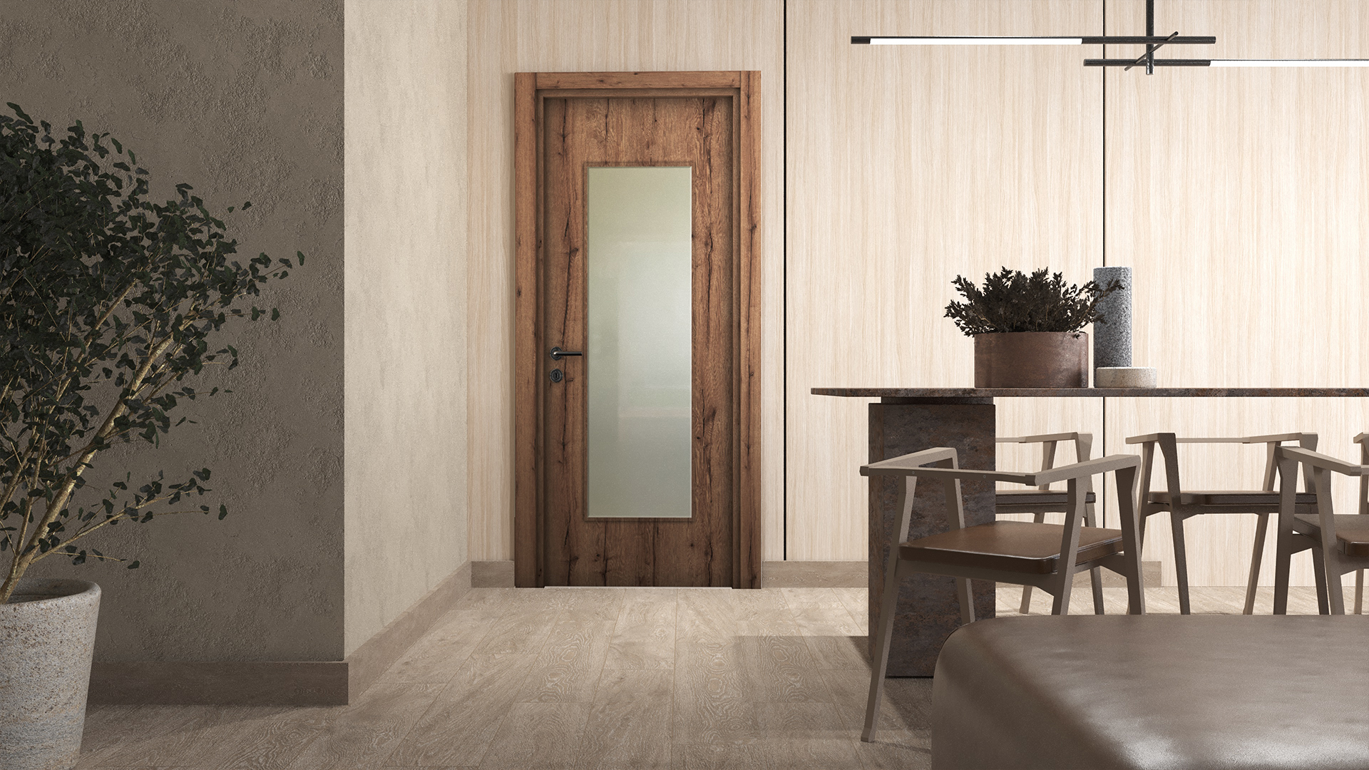 Mercan 50 Camlı Kapı