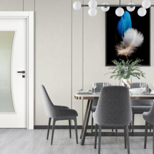 Naturel Beyaz 14 Camlı Kapı