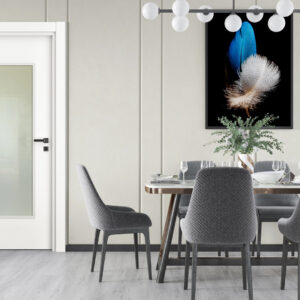 Naturel Beyaz 50 Camlı Kapı