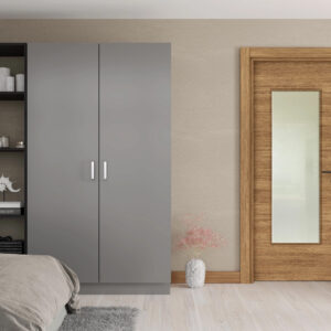 Teak 50 Camlı Kapı