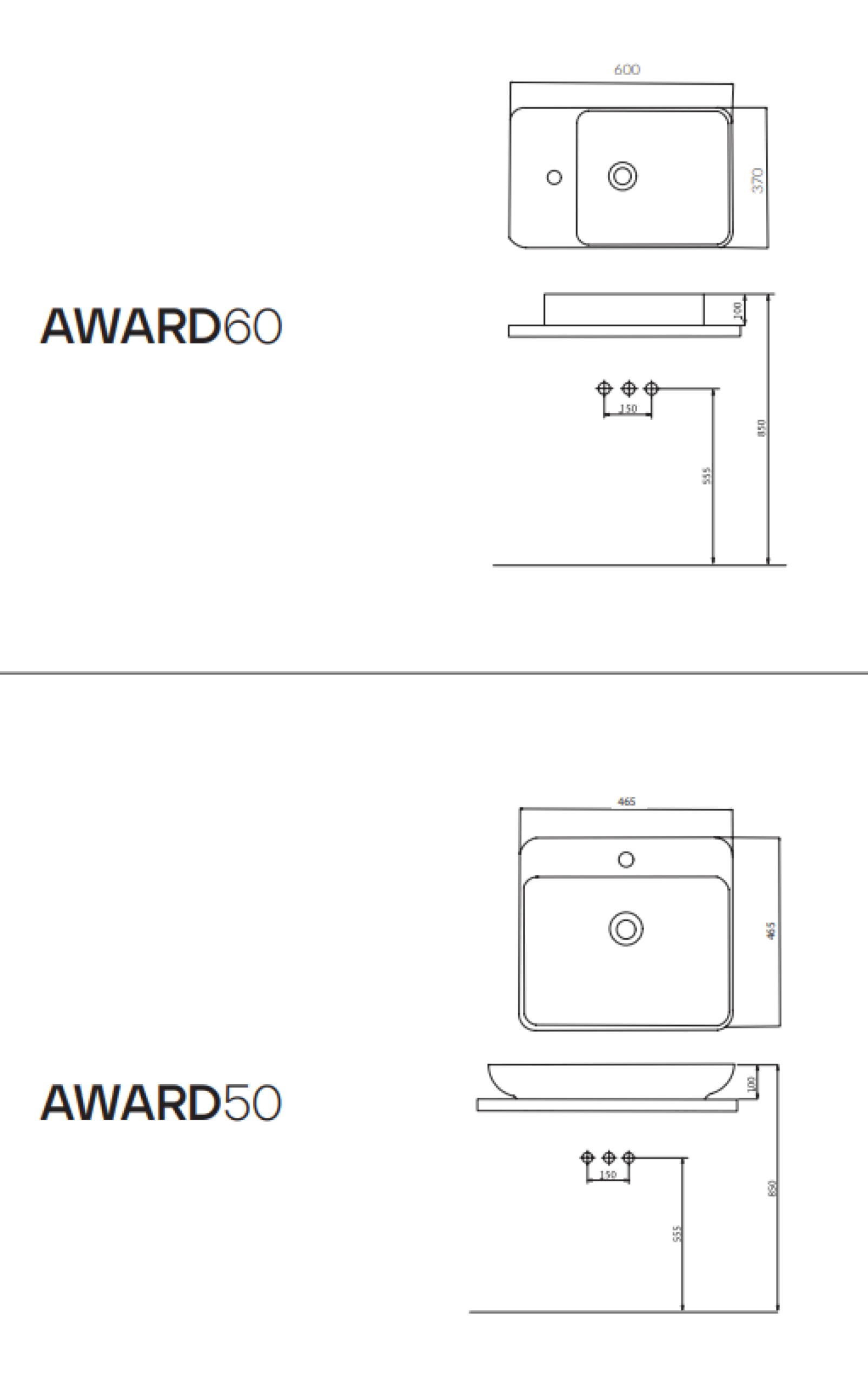 Award Tezgah Üstü Lavabo