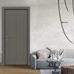 Fıshbone Modern Antrasit Kapı