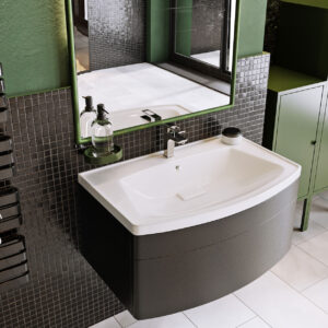 Blanc Etajerli Lavabo