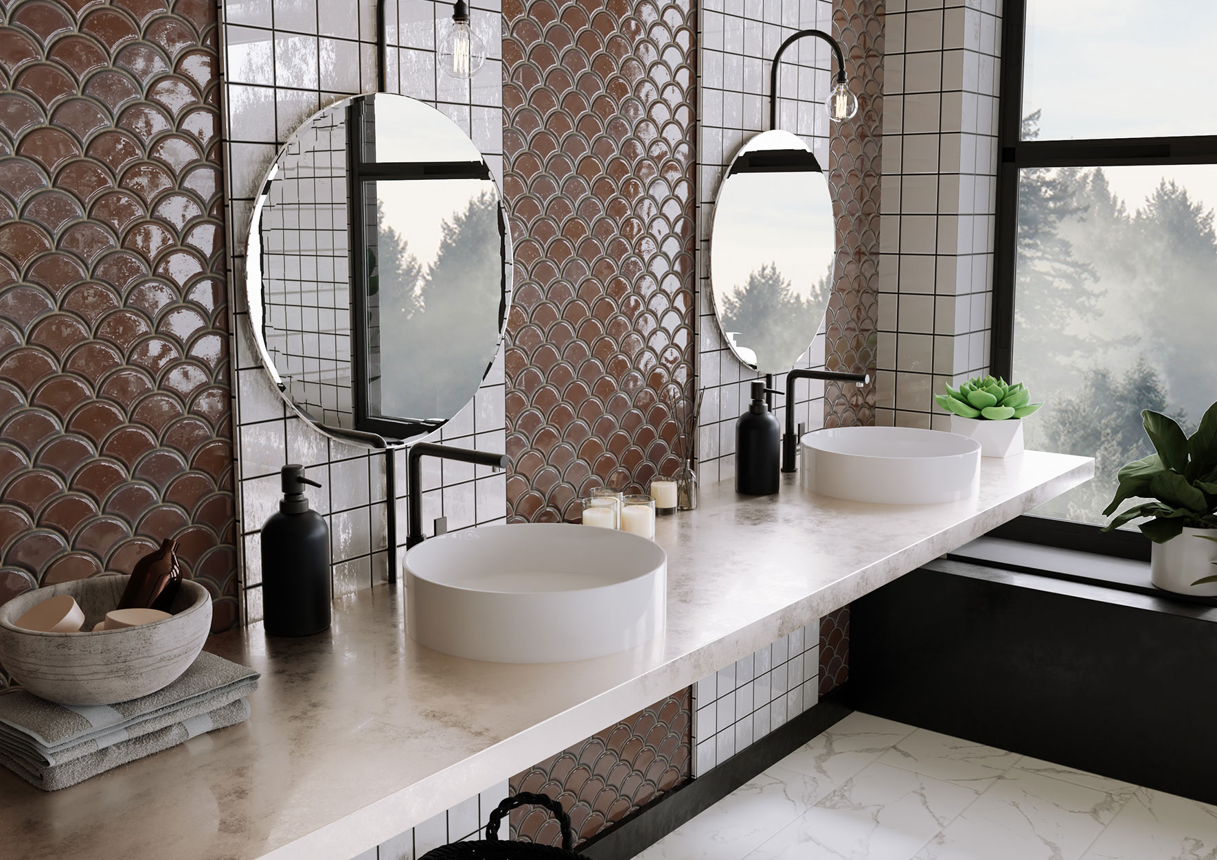 Galaksi Tezgah Üstü Lavabo