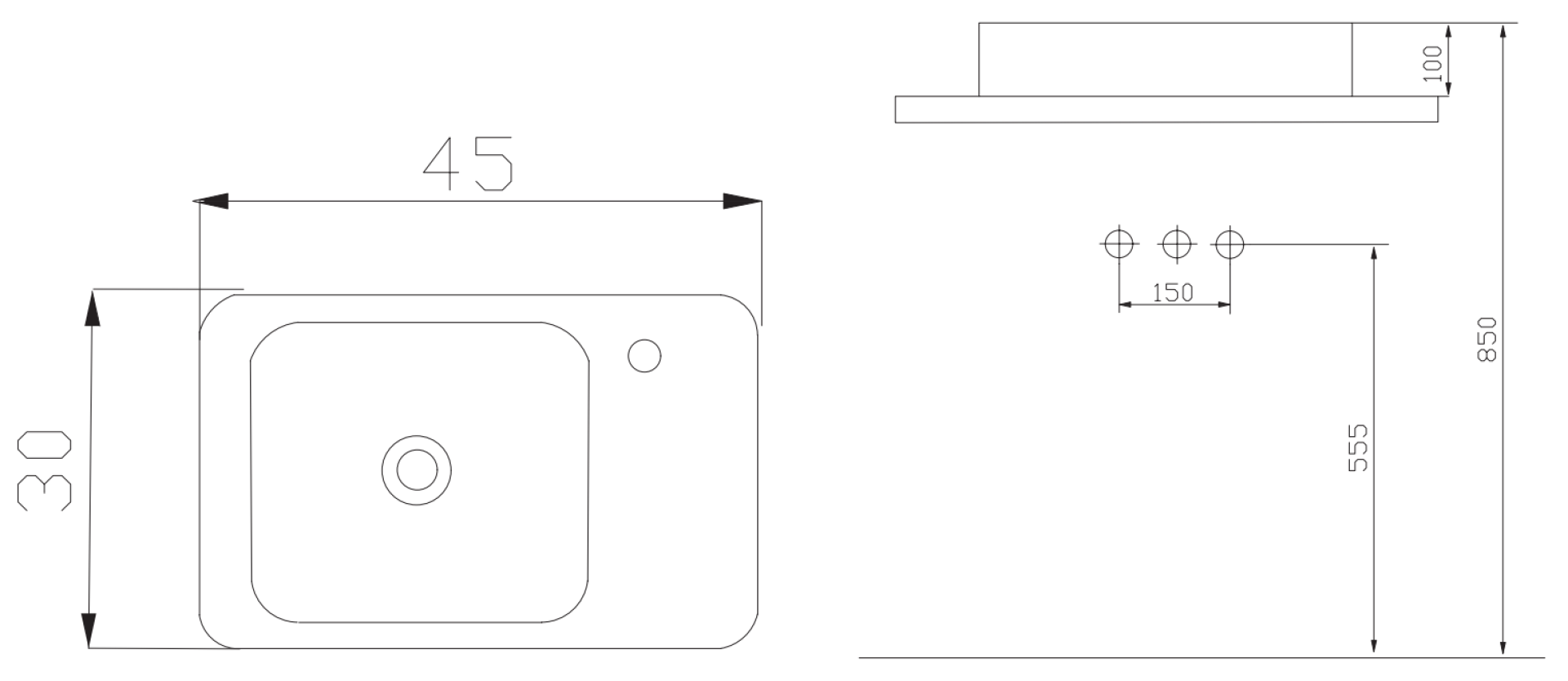 Sense Tezgah Üstü Lavabo