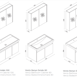 Venüs Banyo Dolabı